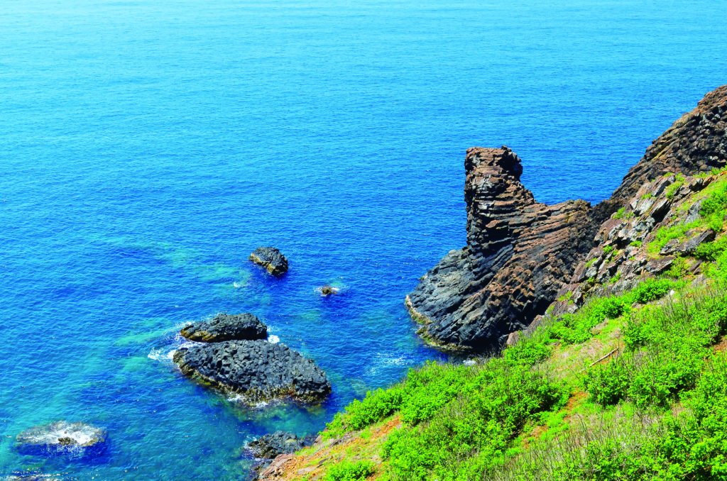 澎湖七美島的大獅風景區為有一隻狀似蹲伏於海崖、面觀海的石獅，而得名